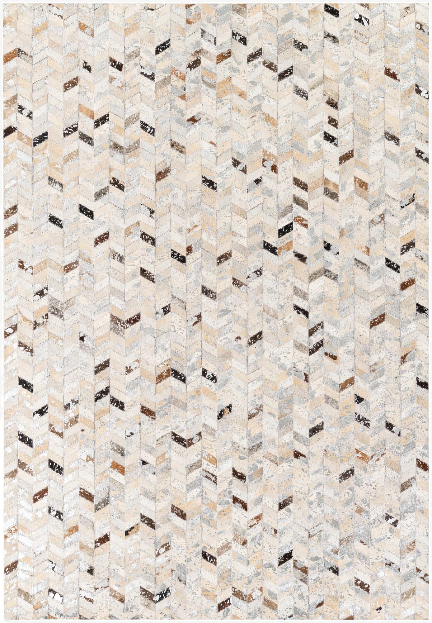  5' 4 x 7' 8 Cowhide Stocks Rug
