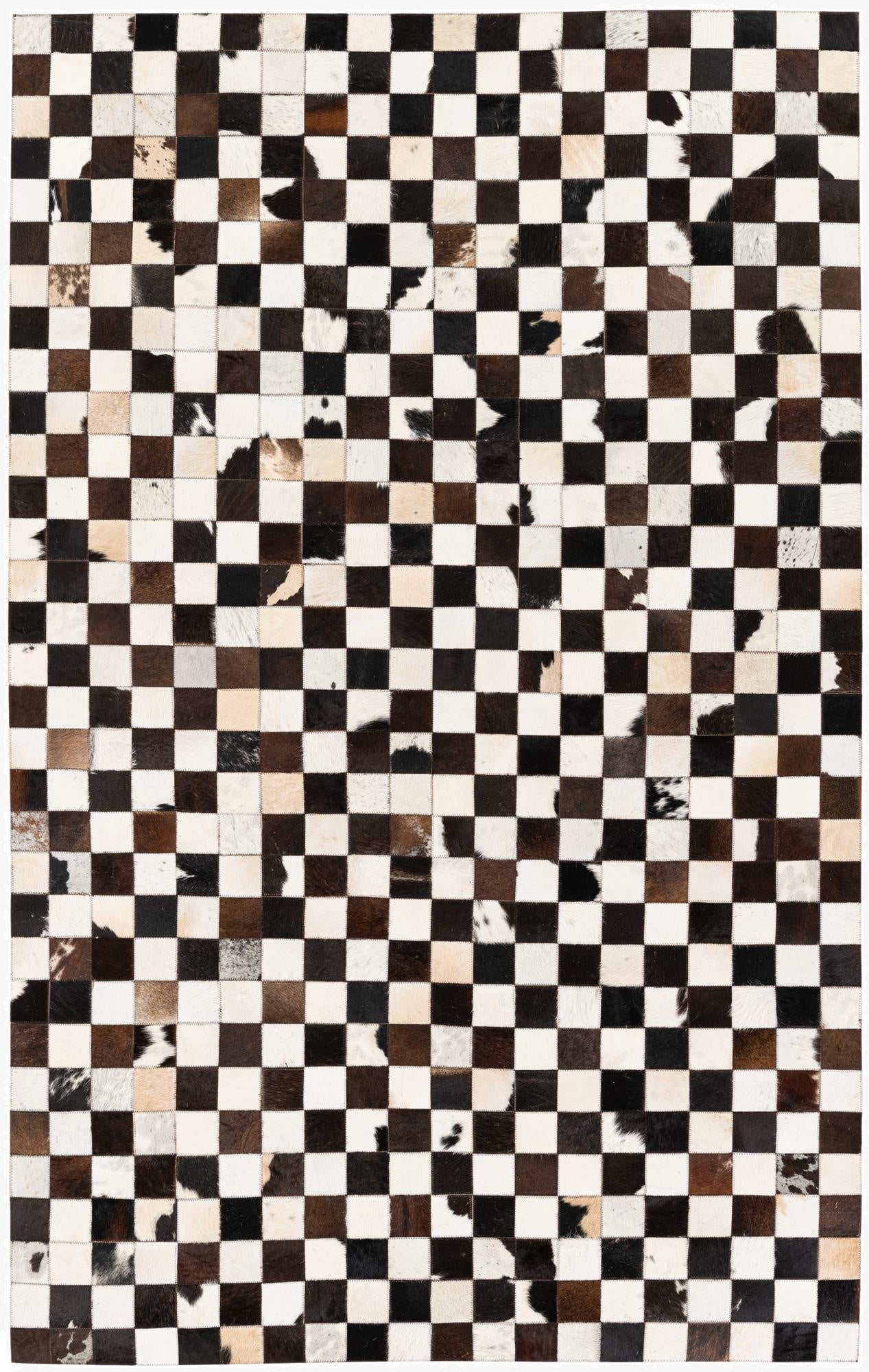  5' x 8' Cowhide Stocks Rug