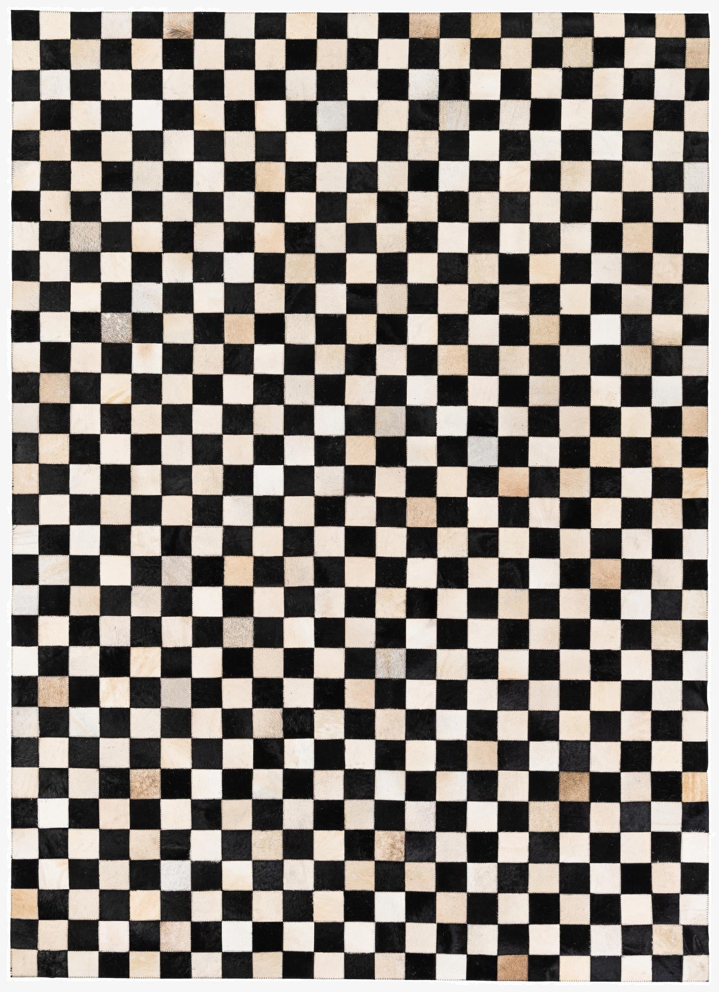  5' 8 x 7' 10 Cowhide Stocks Rug