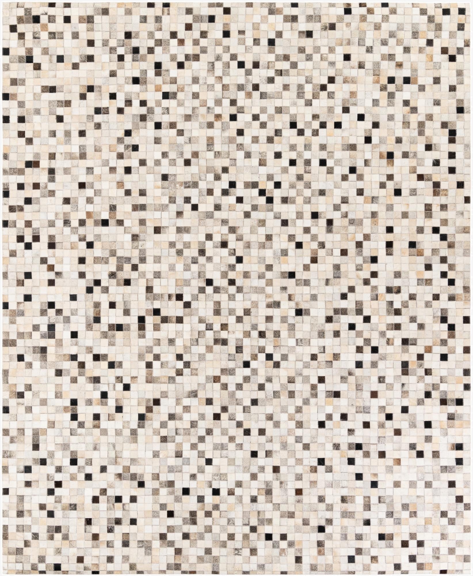  8' x 9' 9 Cowhide Stocks Rug