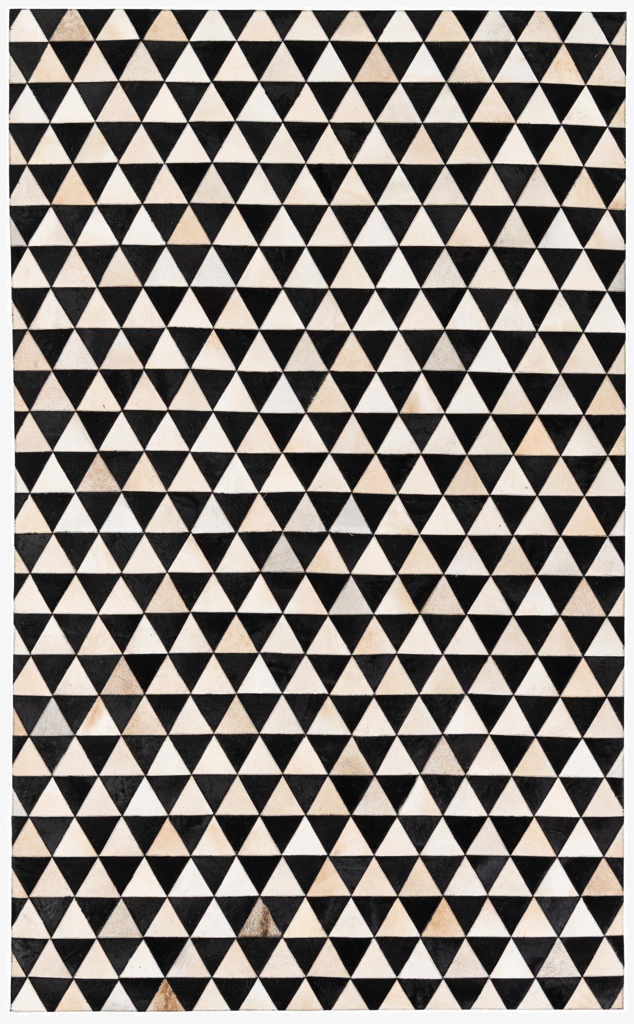  5' 1 x 8' 2 Cowhide Stocks Rug