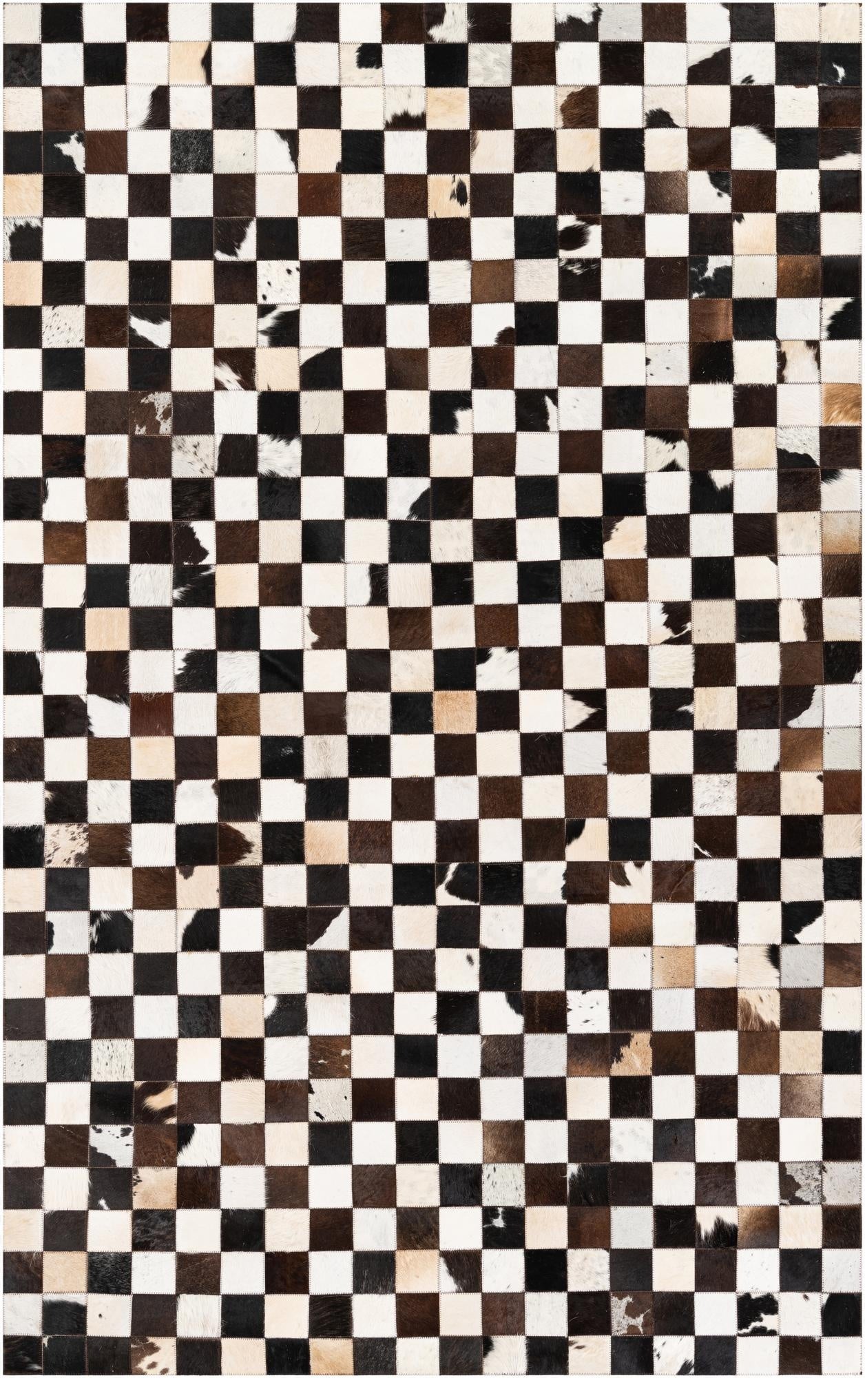  5' x 8' Cowhide Stocks Rug