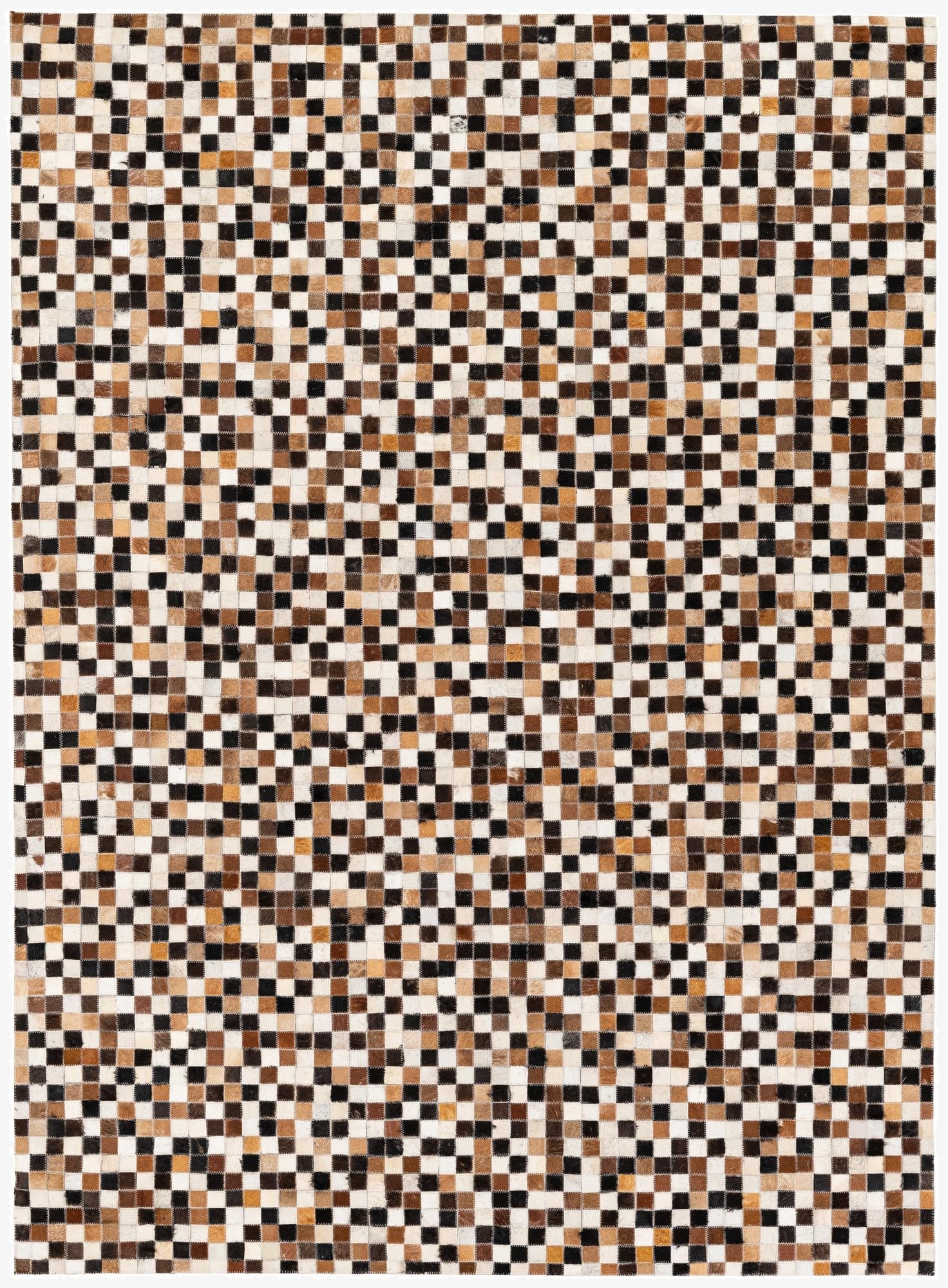  5' 6 x 7' 7 Cowhide Stocks Rug