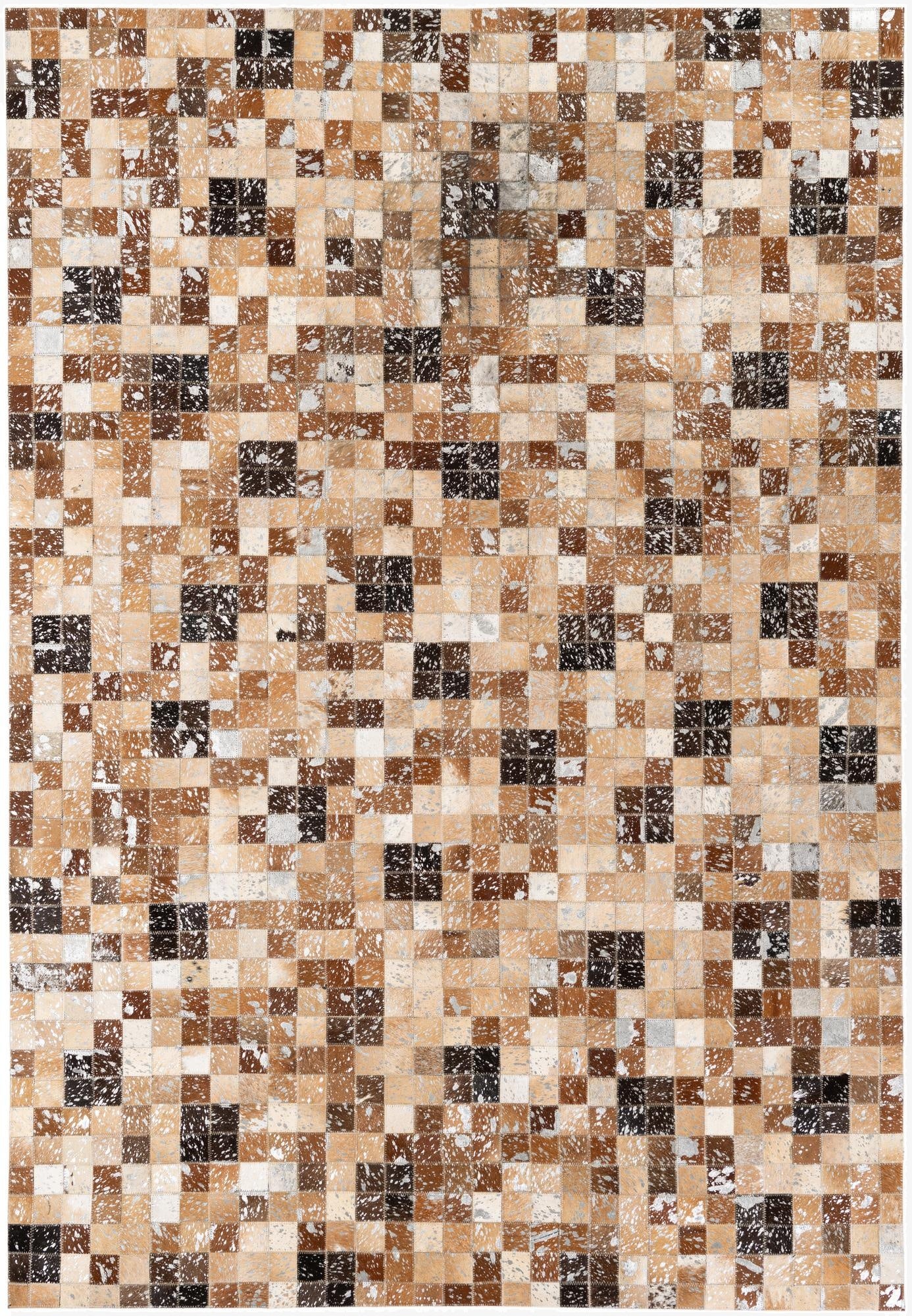  5' 2 x 7' 6 Cowhide Stocks Rug