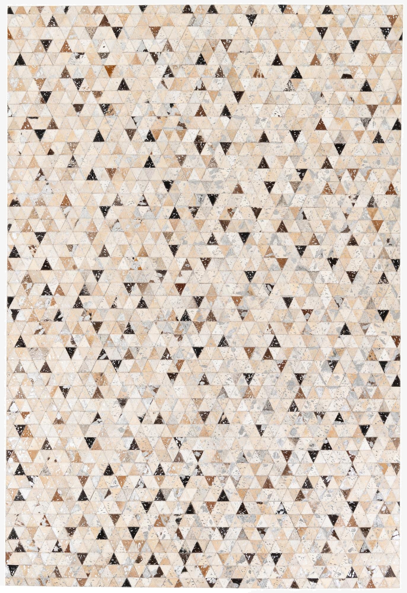  5' 2 x 7' 7 Cowhide Stocks Rug