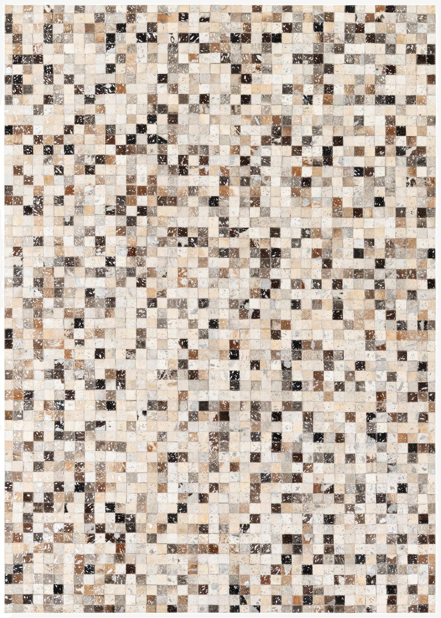  5' 3 x 7' 6 Cowhide Stocks Rug