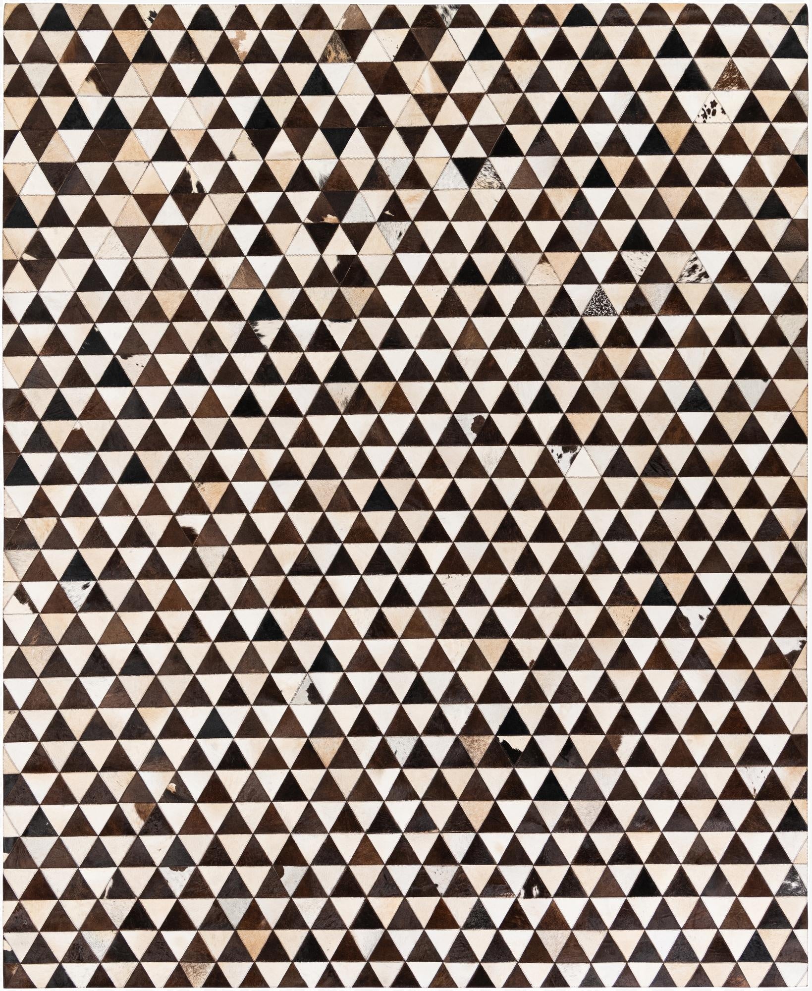  8' 1 x 10' Cowhide Stocks Rug