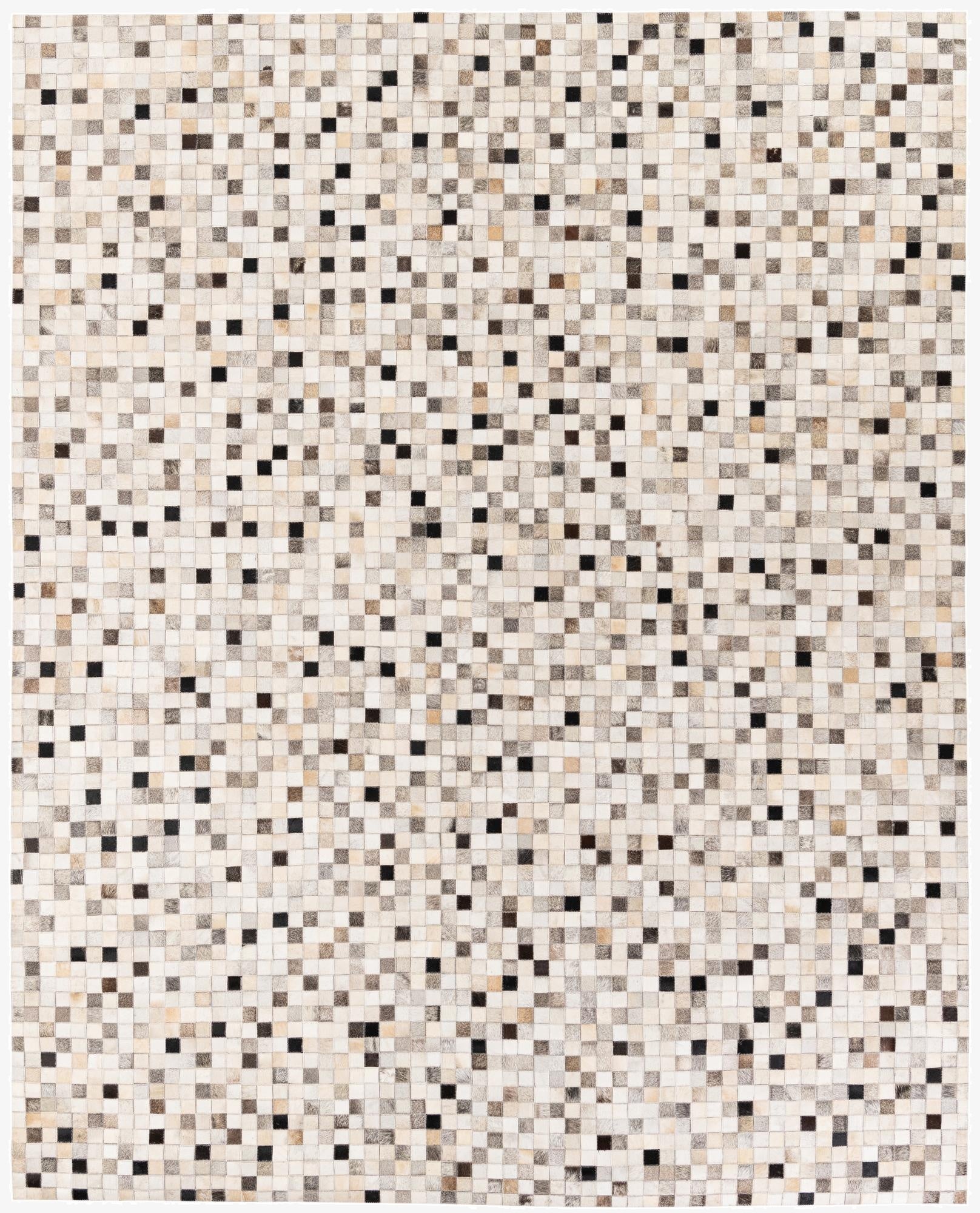  8' x 9' 10 Cowhide Stocks Rug