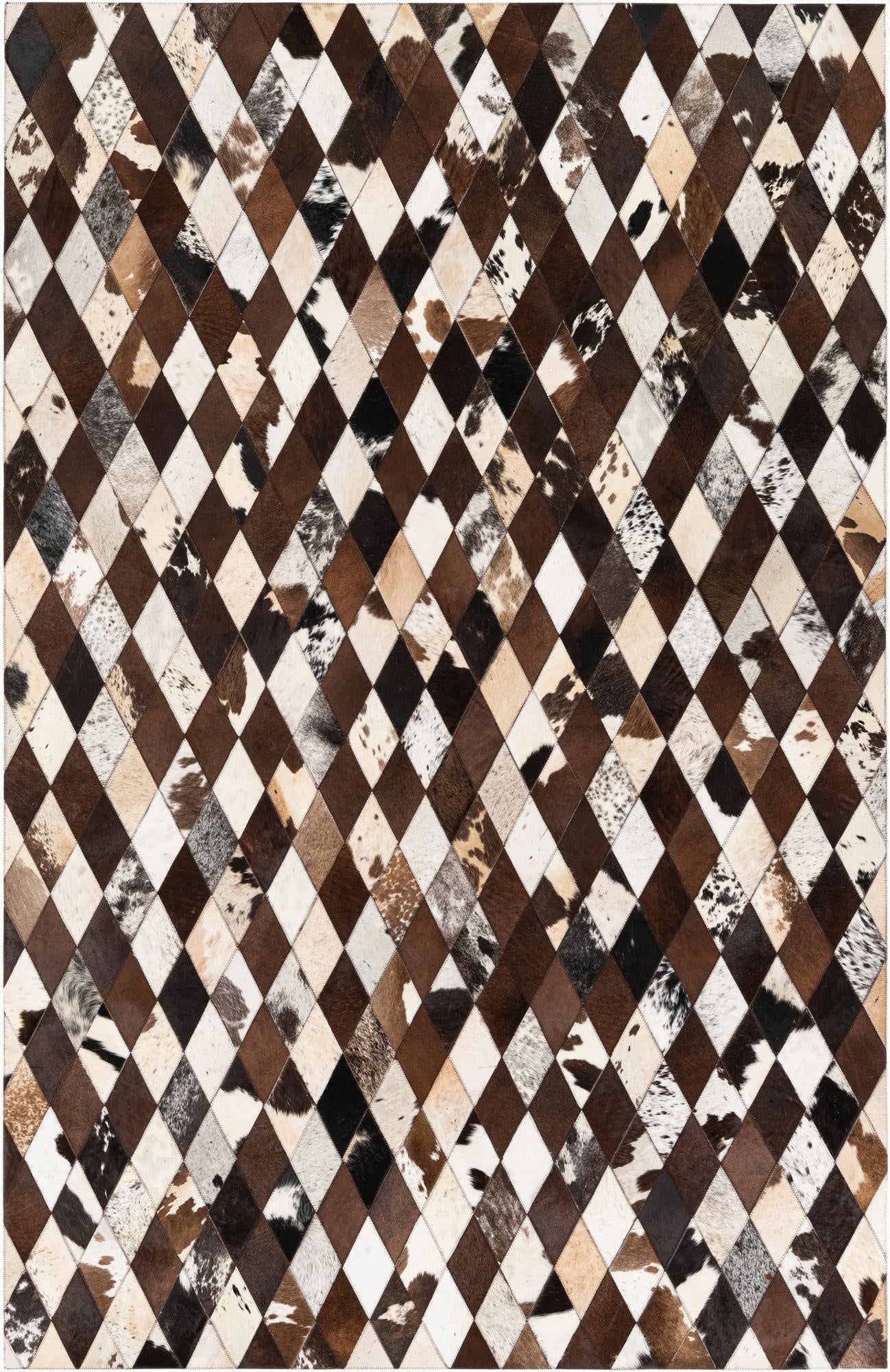  5' 2 x 8' 1 Cowhide Stocks Rug