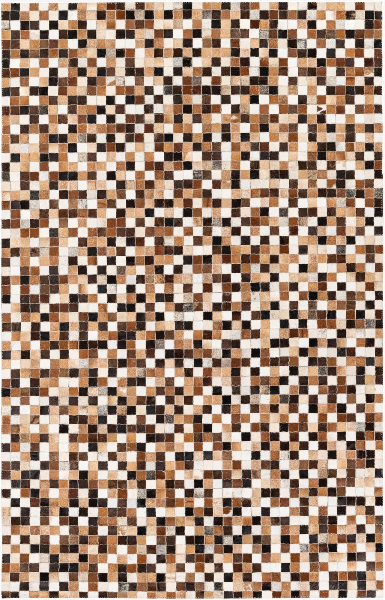  5' 1 x 7' 11 Cowhide Stocks Rug