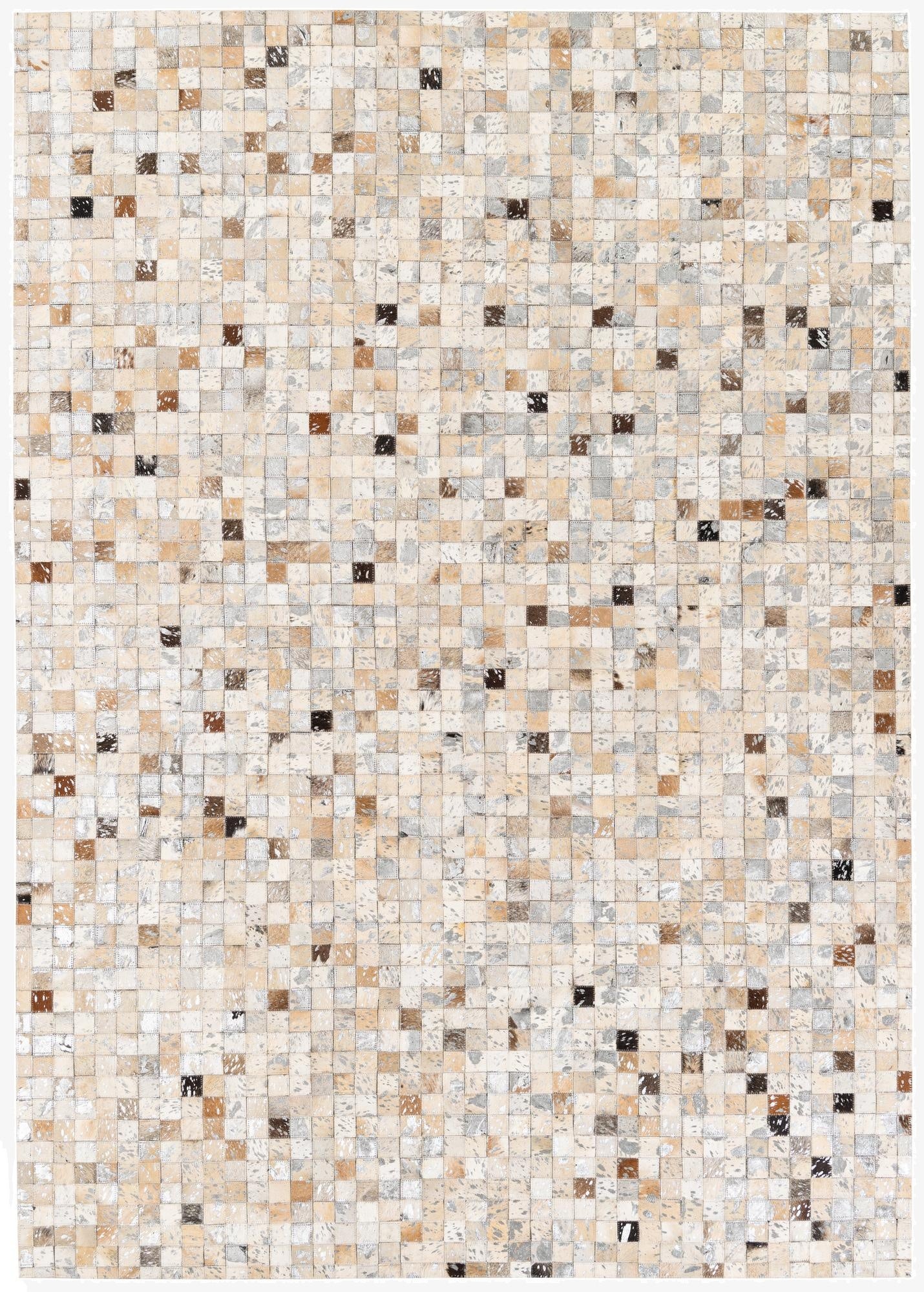  5' 2 x 7' 5 Cowhide Stocks Rug