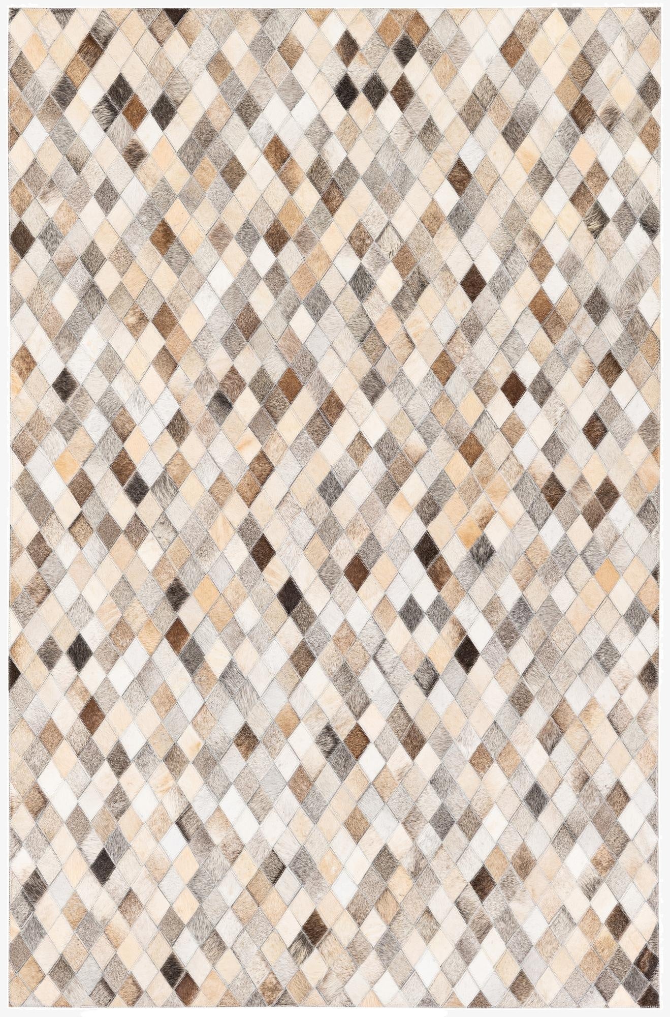  4' x 6' 1 Cowhide Stocks Rug