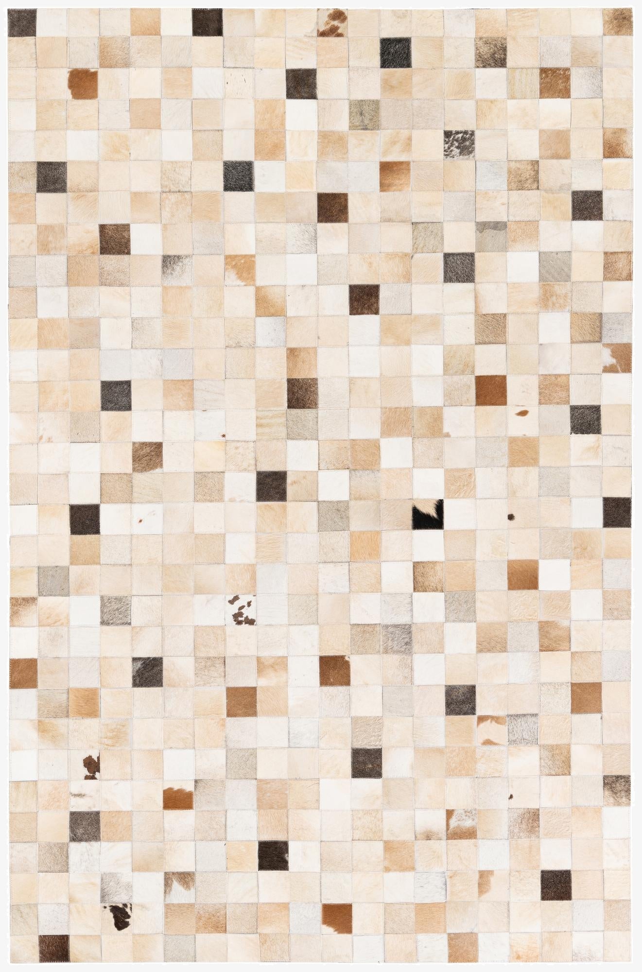  5' 1 x 7' 10 Cowhide Stocks Rug