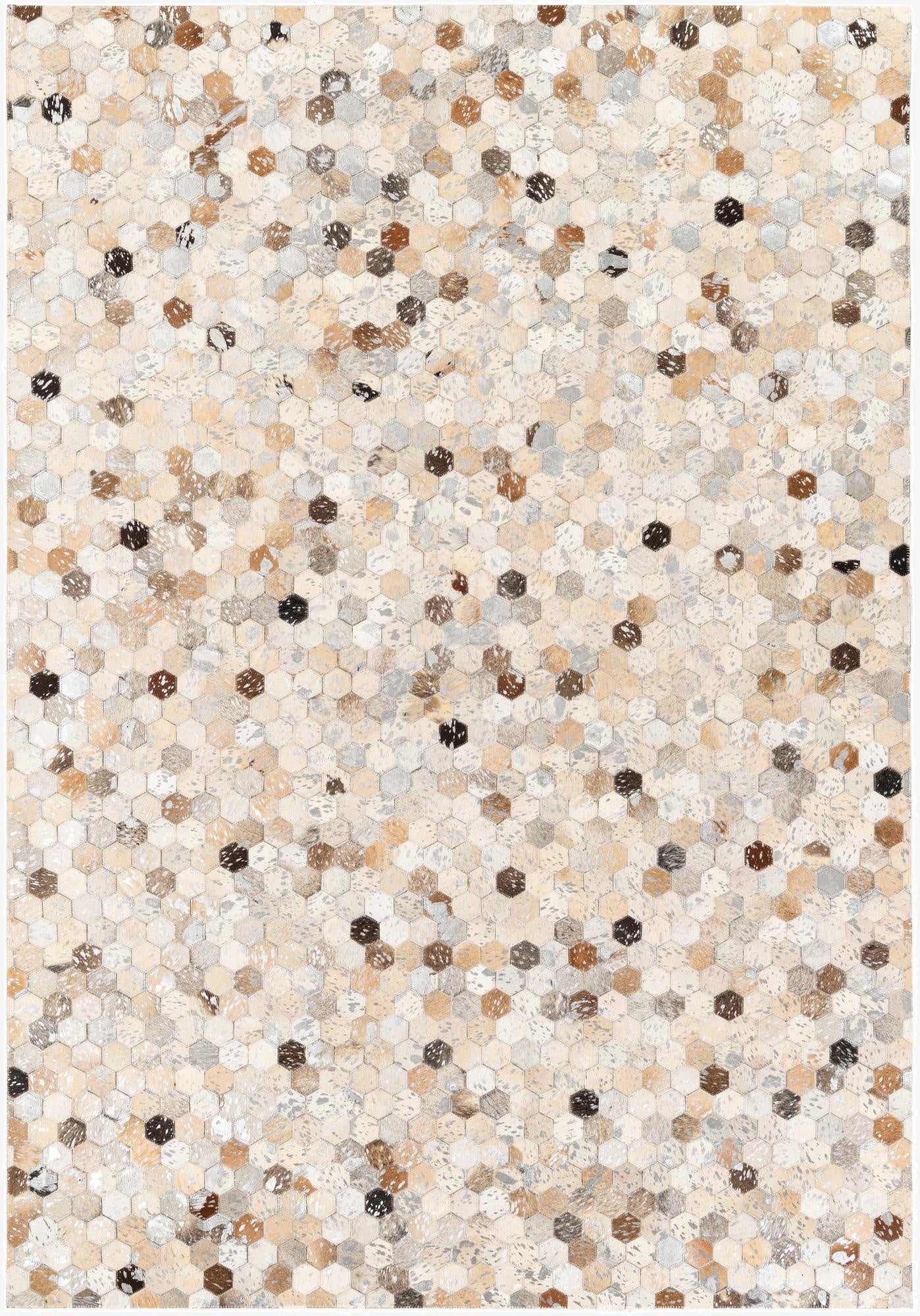  5' 2 x 7' 6 Cowhide Stocks Rug