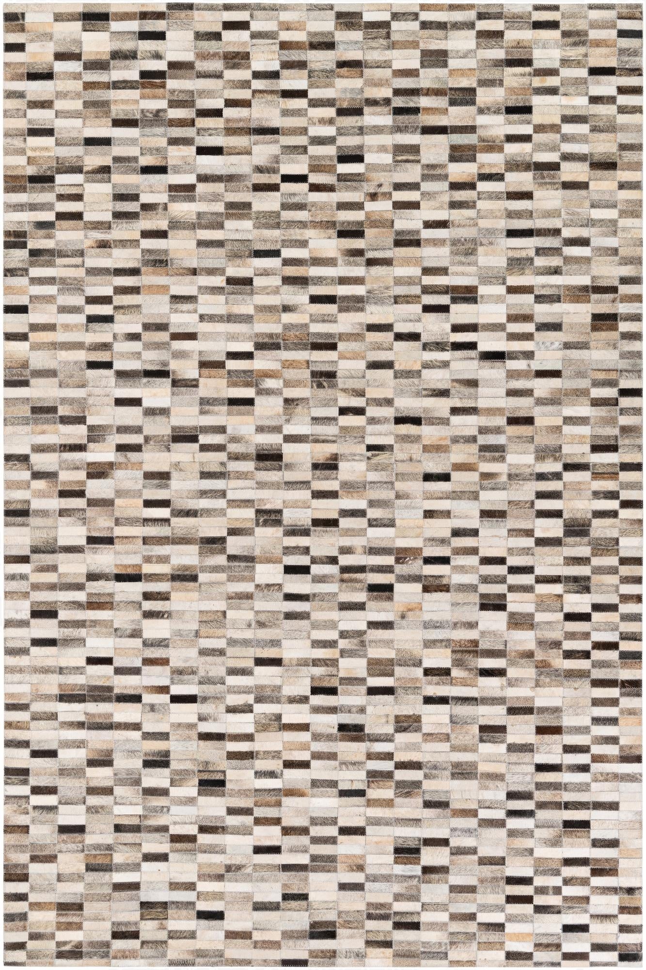  6' x 8' 11 Cowhide Stocks Rug