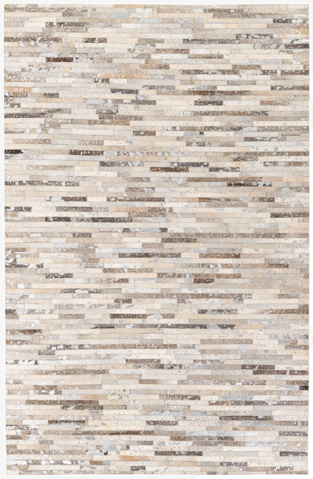  5' 1 x 7' 11 Cowhide Stocks Rug