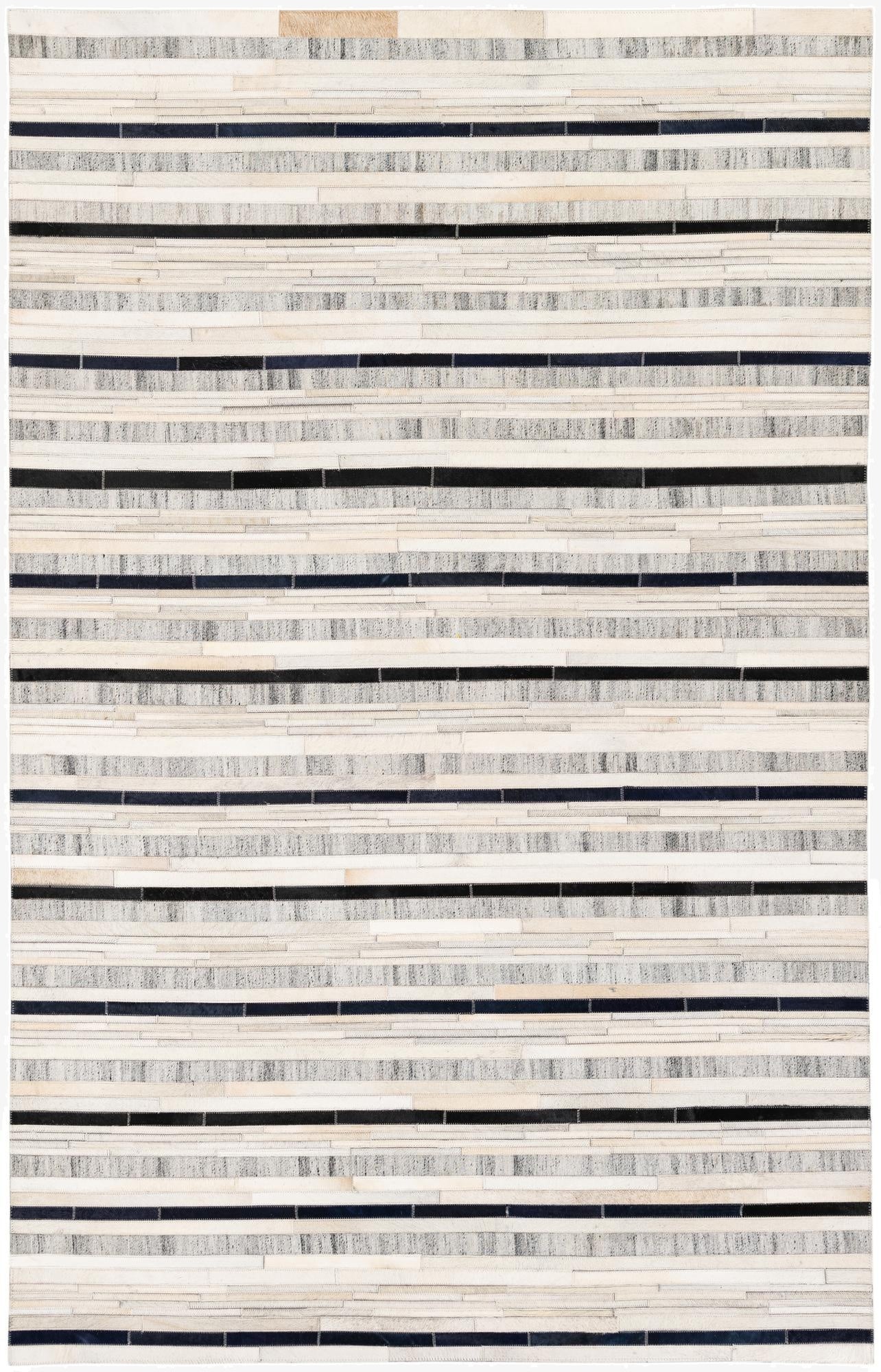  5' 1 x 7' 10 Cowhide Stocks Rug