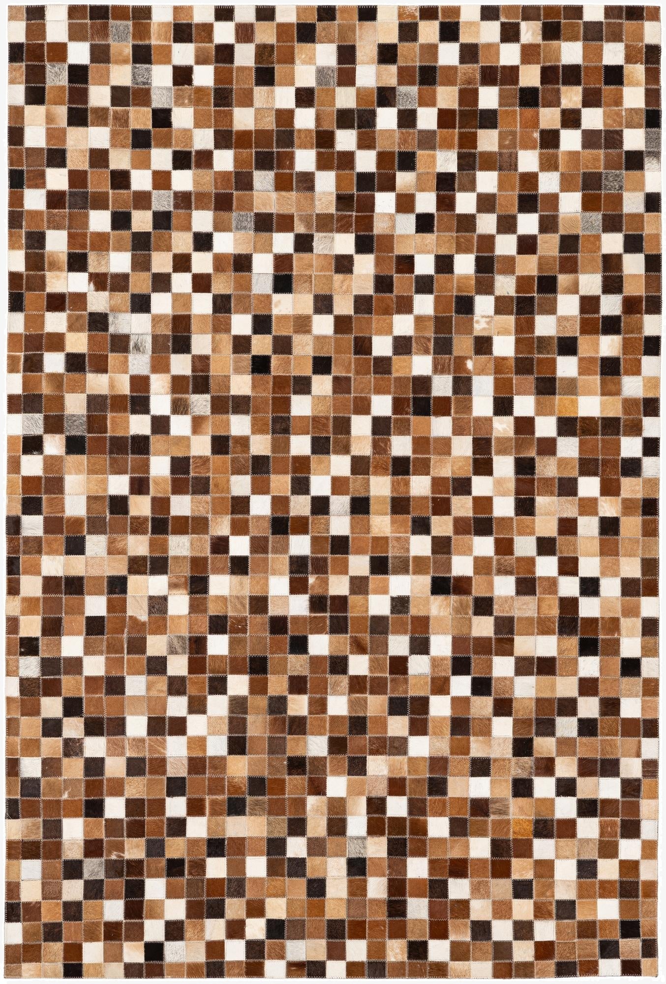  4' x 5' 11 Cowhide Stocks Rug