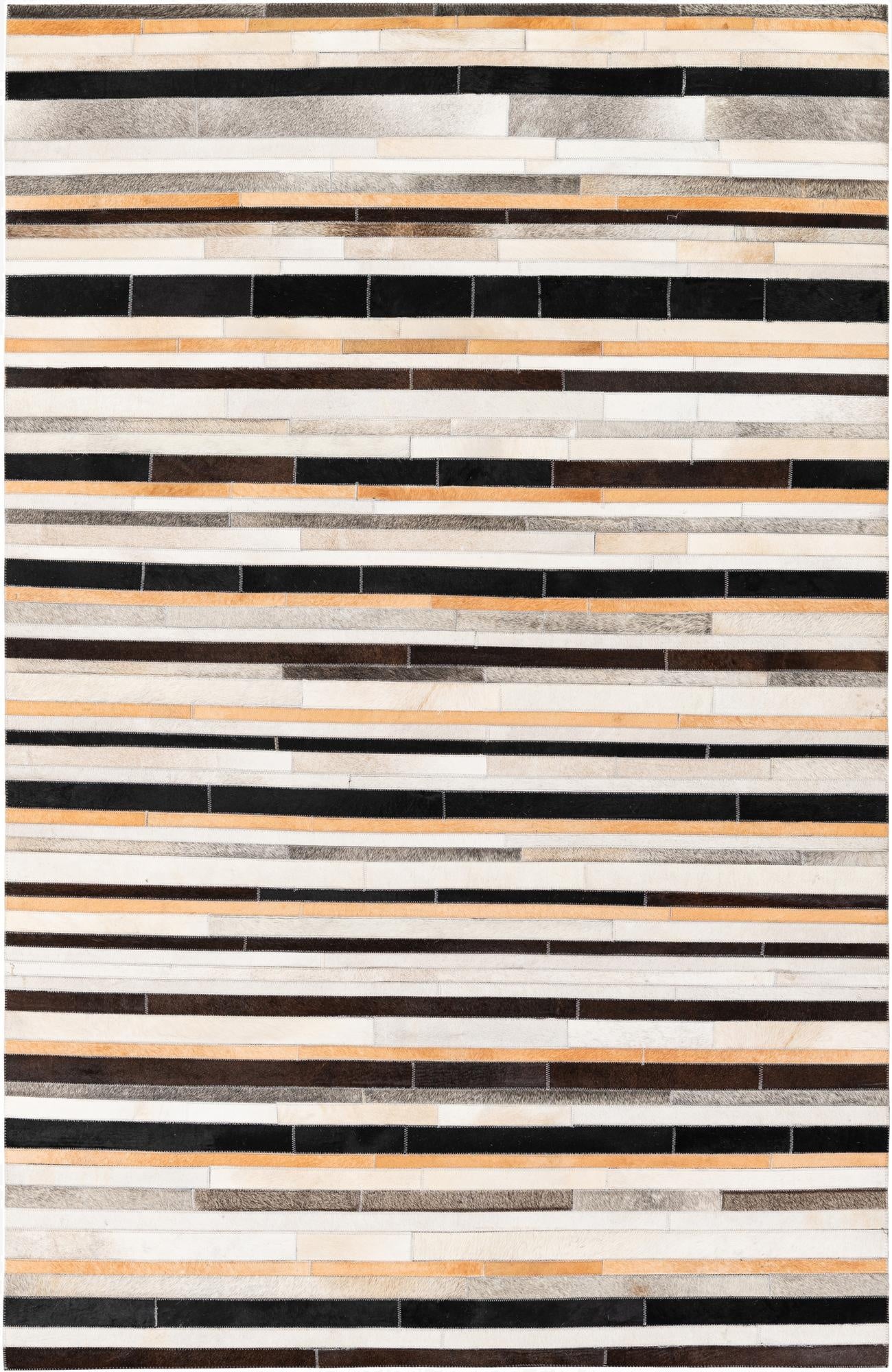  5' 1 x 7' 11 Cowhide Stocks Rug