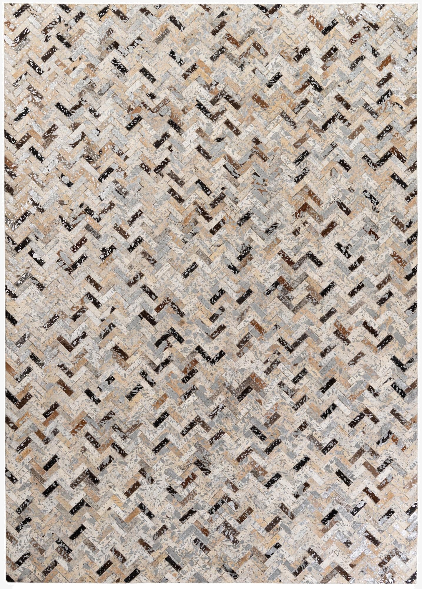  5' 4 x 7' 6 Cowhide Stocks Rug