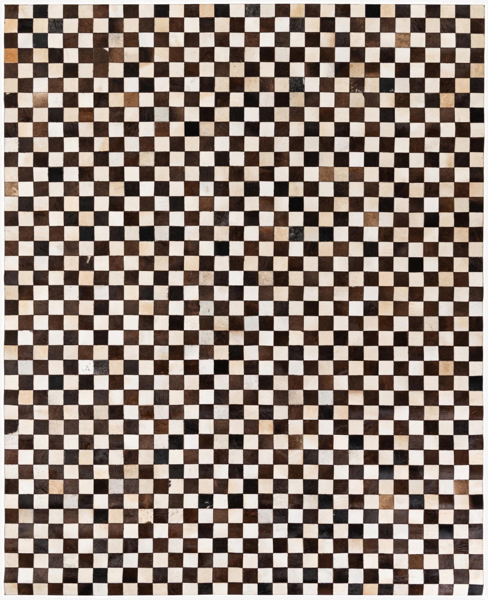  8' x 9' 10 Cowhide Stocks Rug