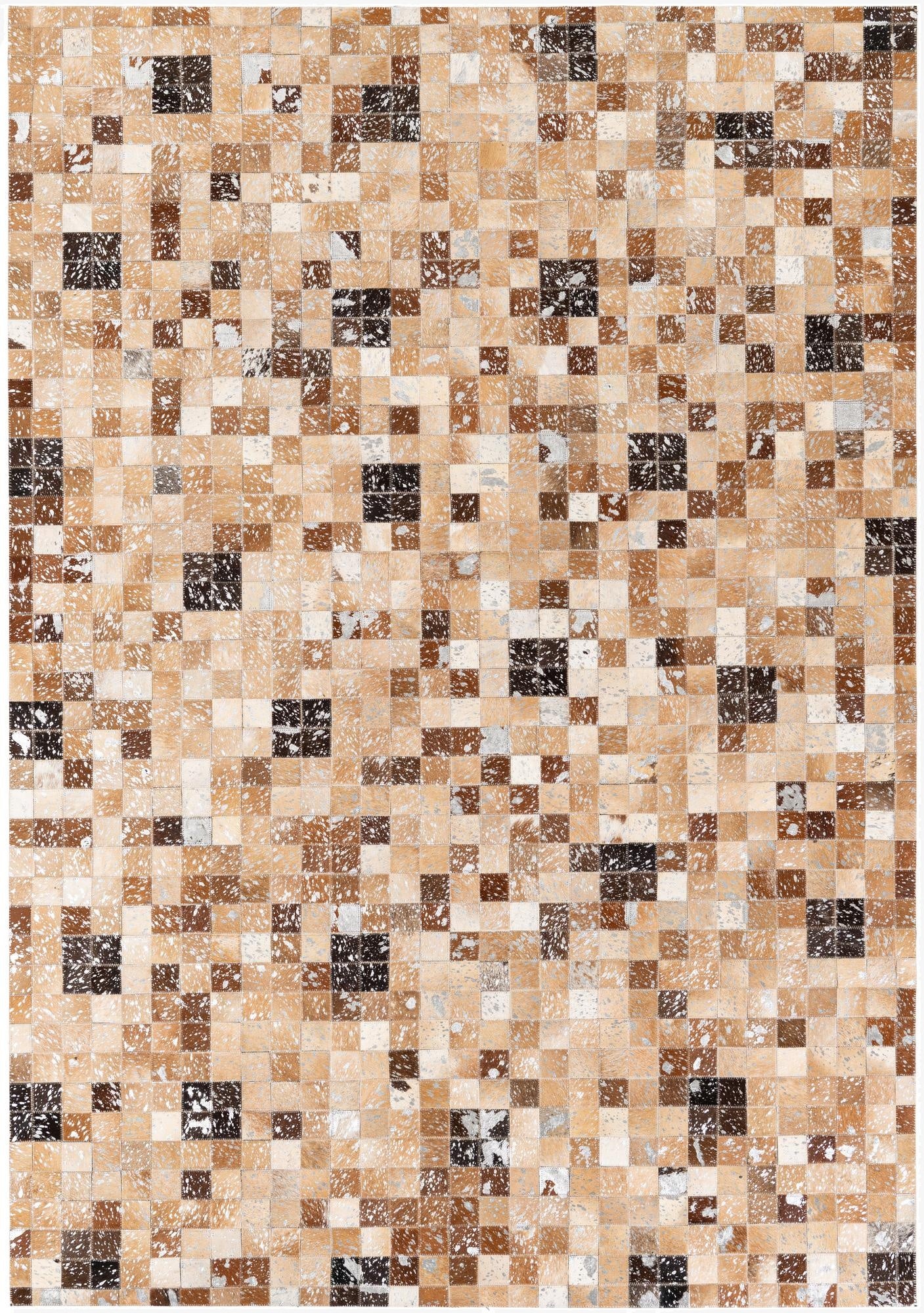  5' 2 x 7' 6 Cowhide Stocks Rug