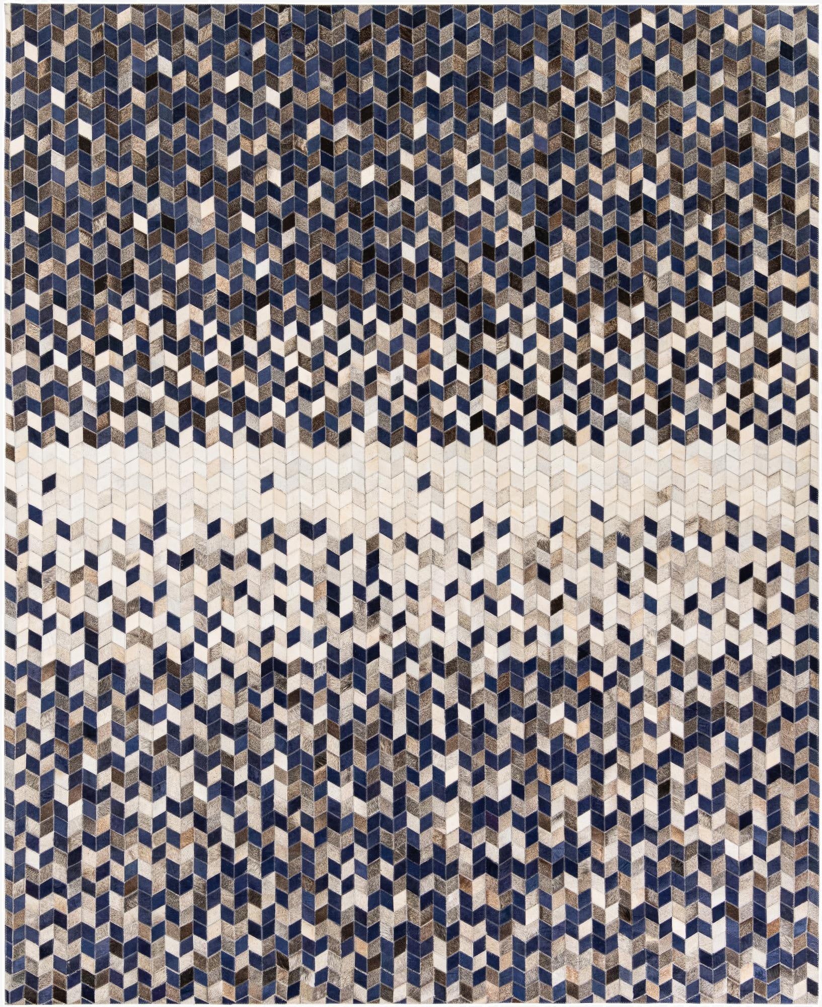  8' x 9' 11 Cowhide Stocks Rug