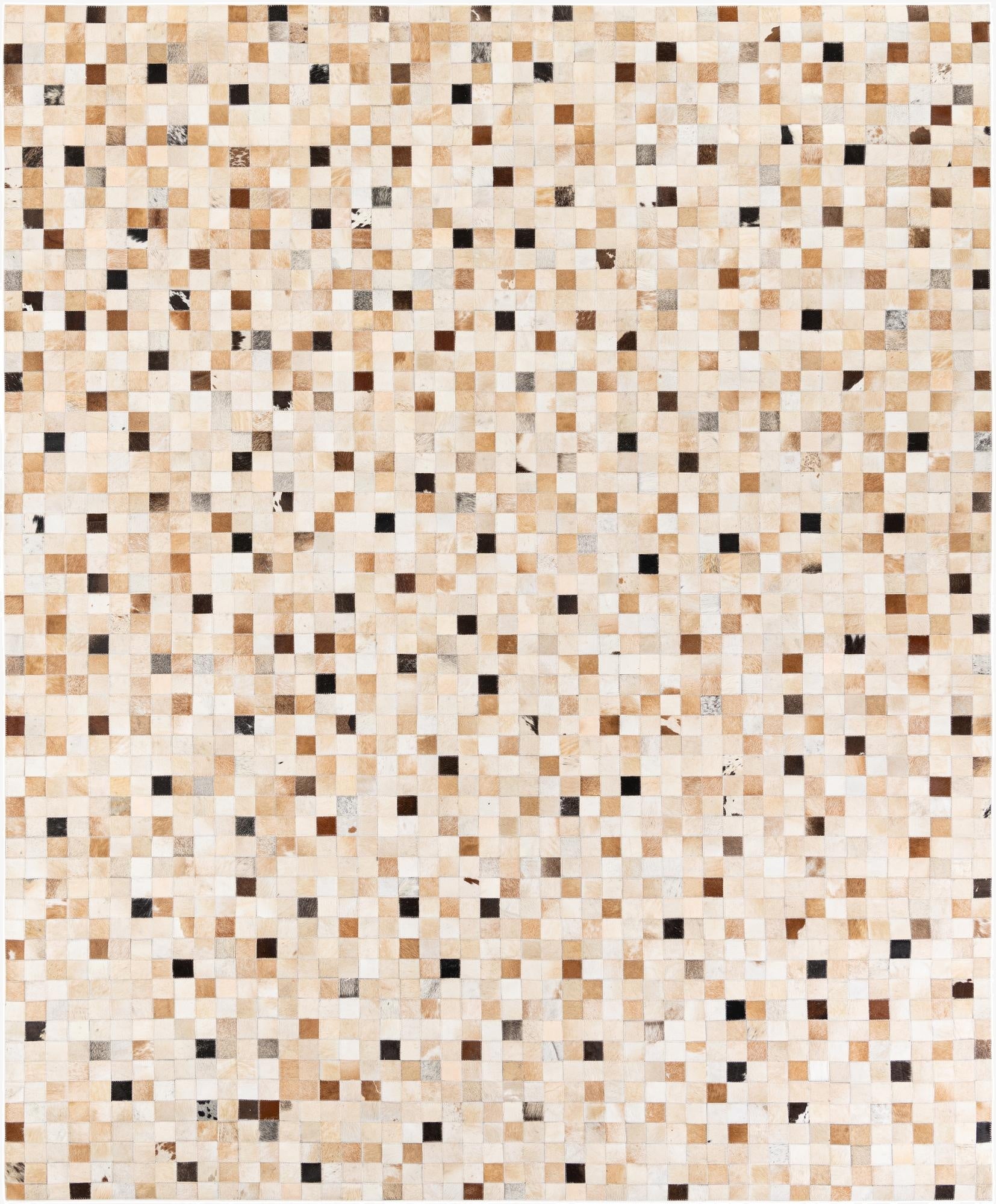  8' x 9' 9 Cowhide Stocks Rug