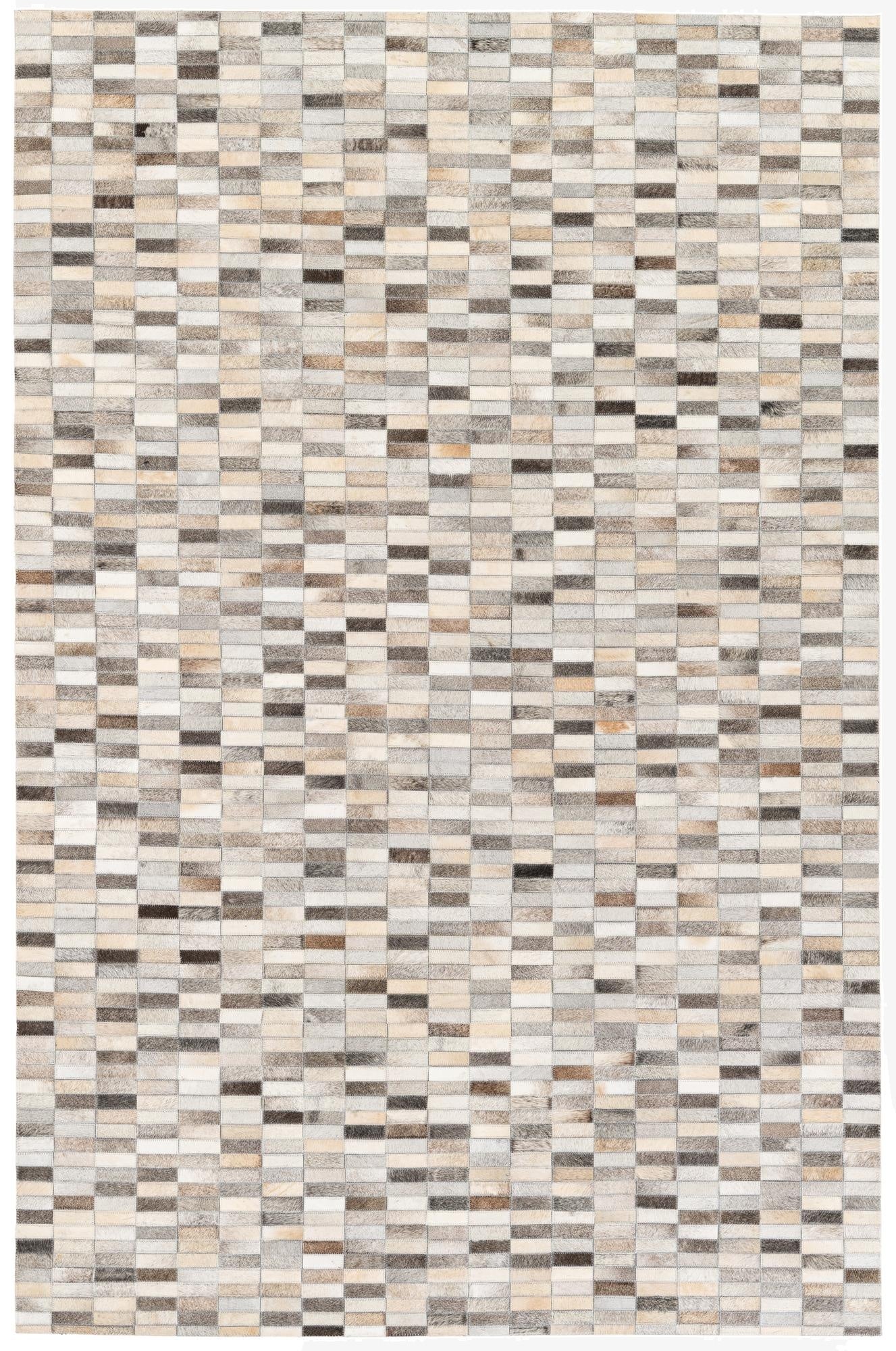  5' 3 x 8' Cowhide Stocks Rug