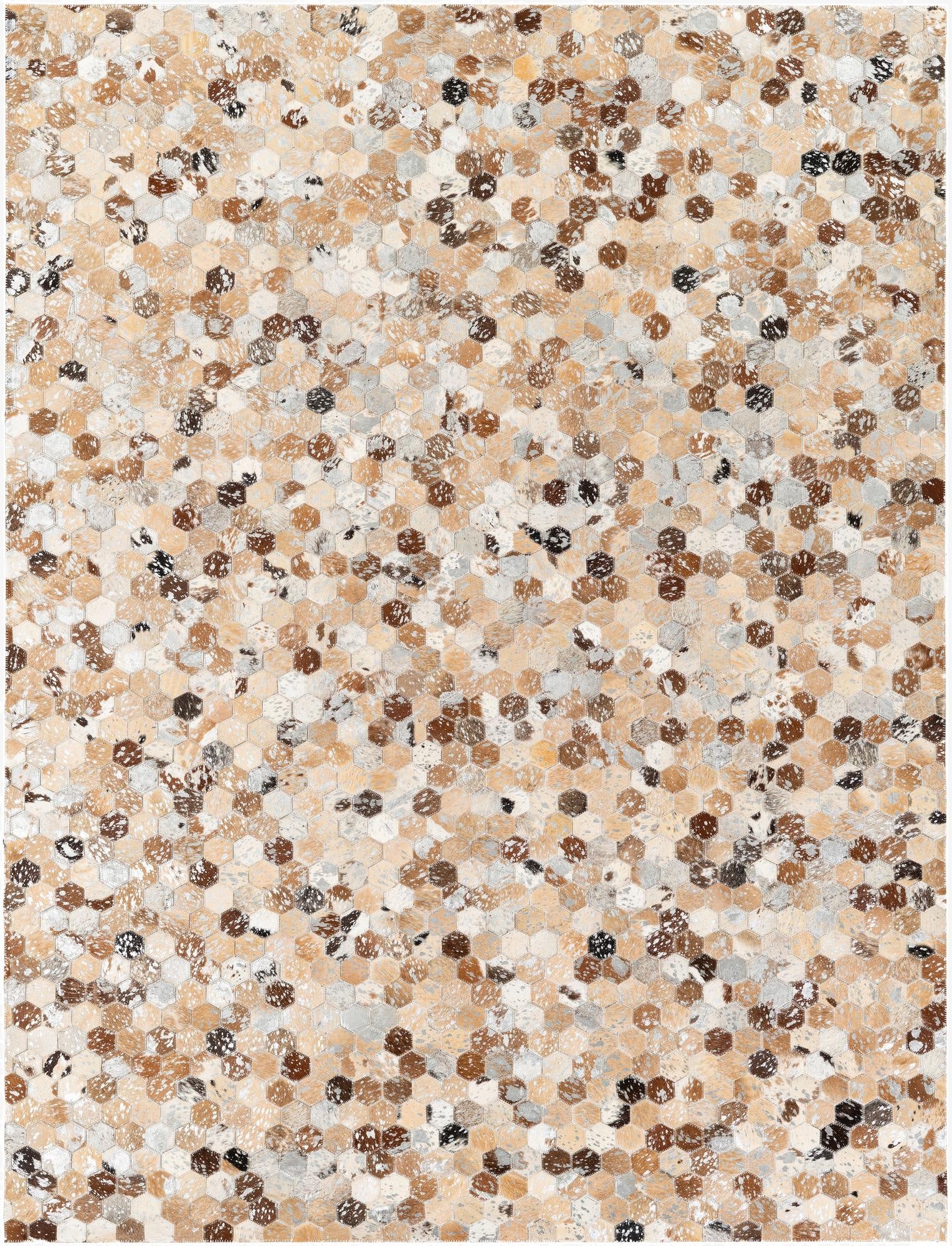  5' 5 x 7' 6 Cowhide Stocks Rug