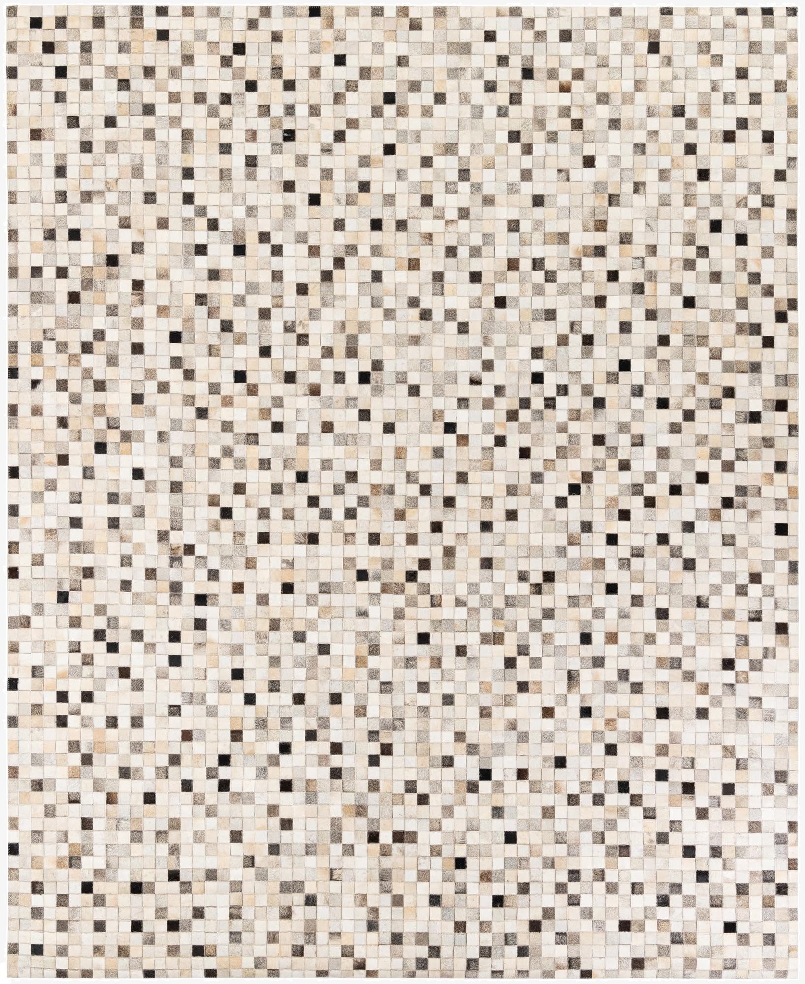  8' 1 x 9' 11 Cowhide Stocks Rug