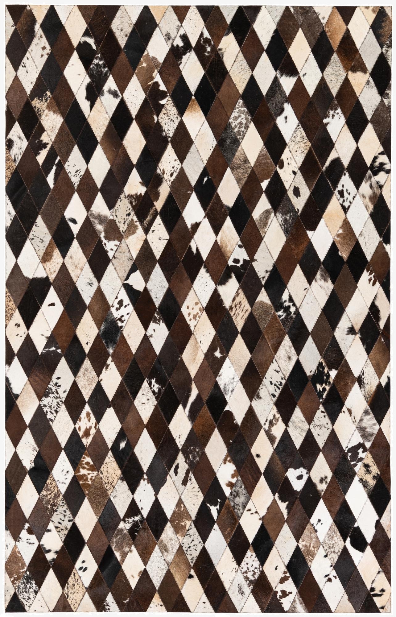  5' 2 x 8' 2 Cowhide Stocks Rug