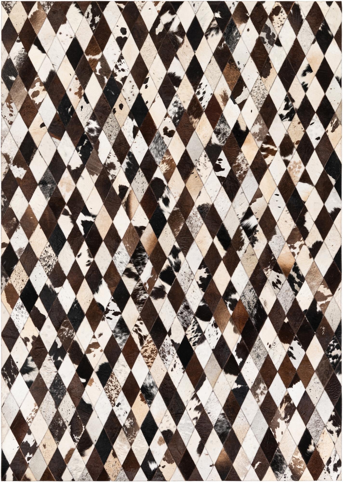  5' 8 x 7' 11 Cowhide Stocks Rug