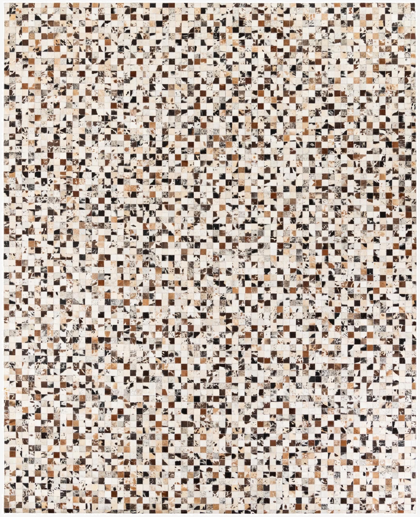  8' 1 x 10' Cowhide Stocks Rug