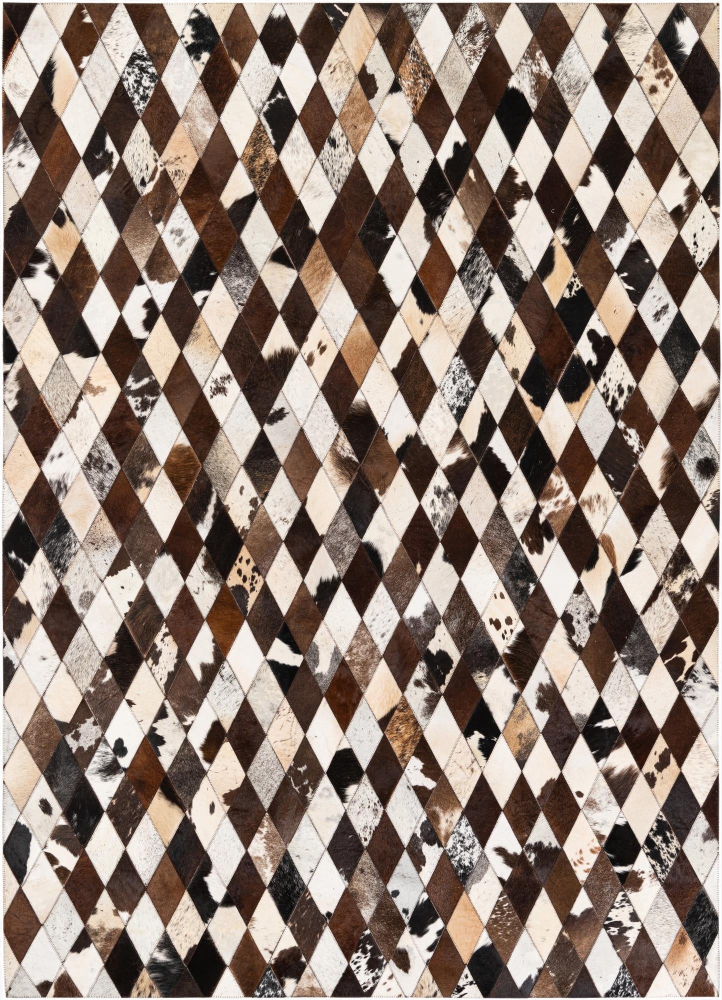  5' 8 x 7' 11 Cowhide Stocks Rug