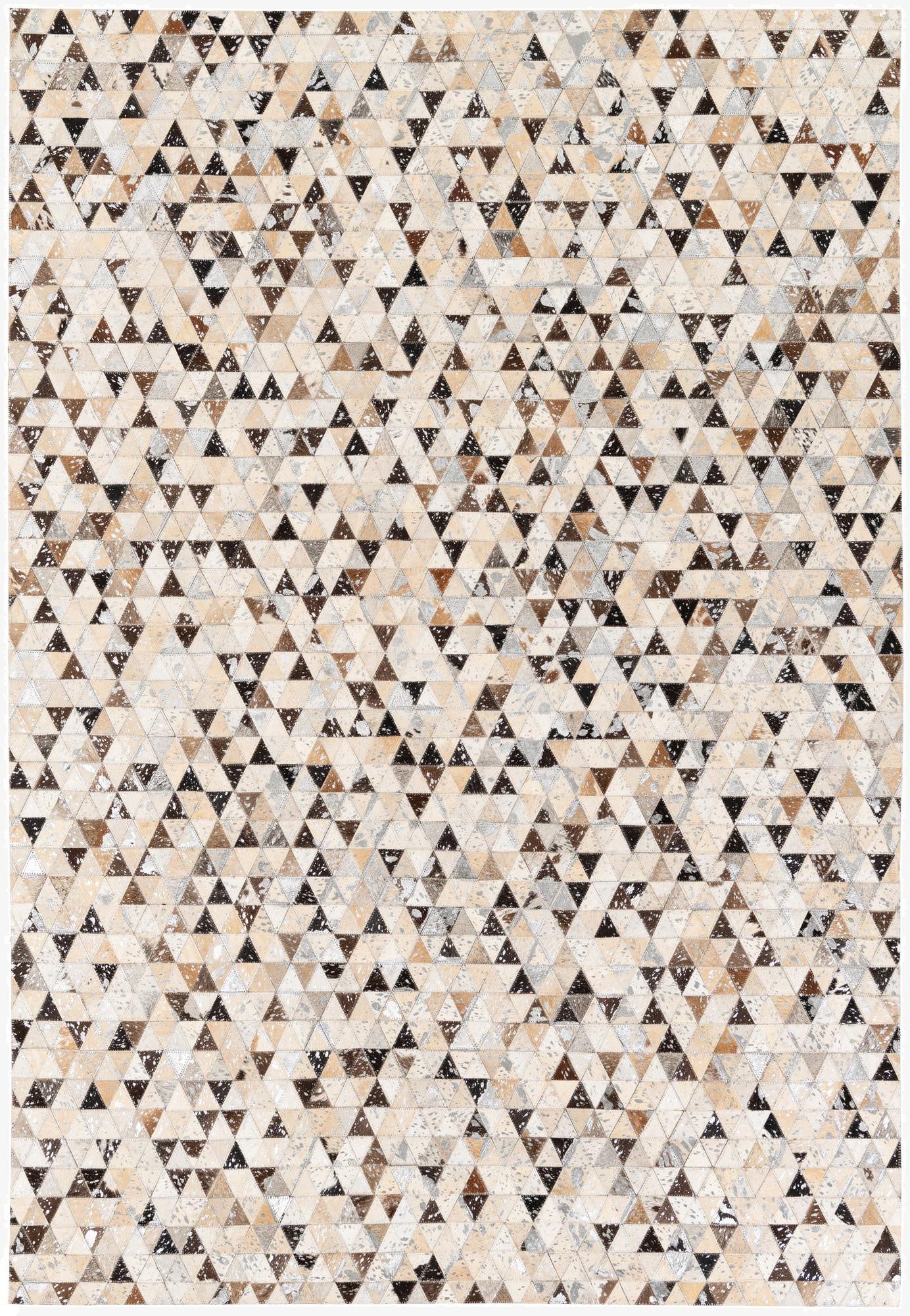  5' 2 x 7' 7 Cowhide Stocks Rug