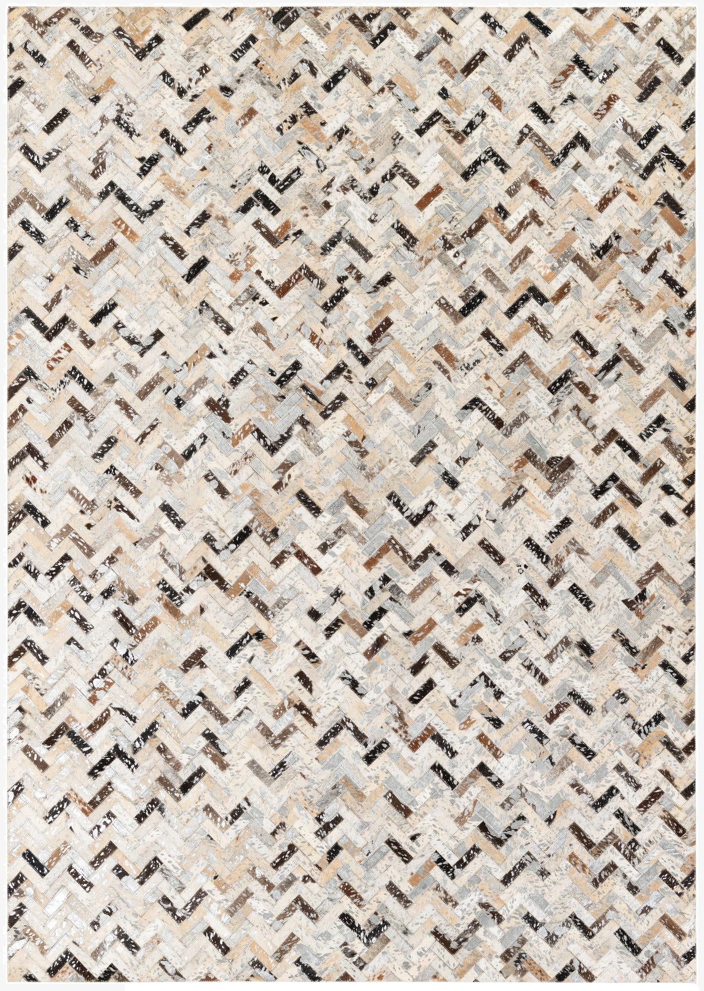  5' 4 x 7' 6 Cowhide Stocks Rug