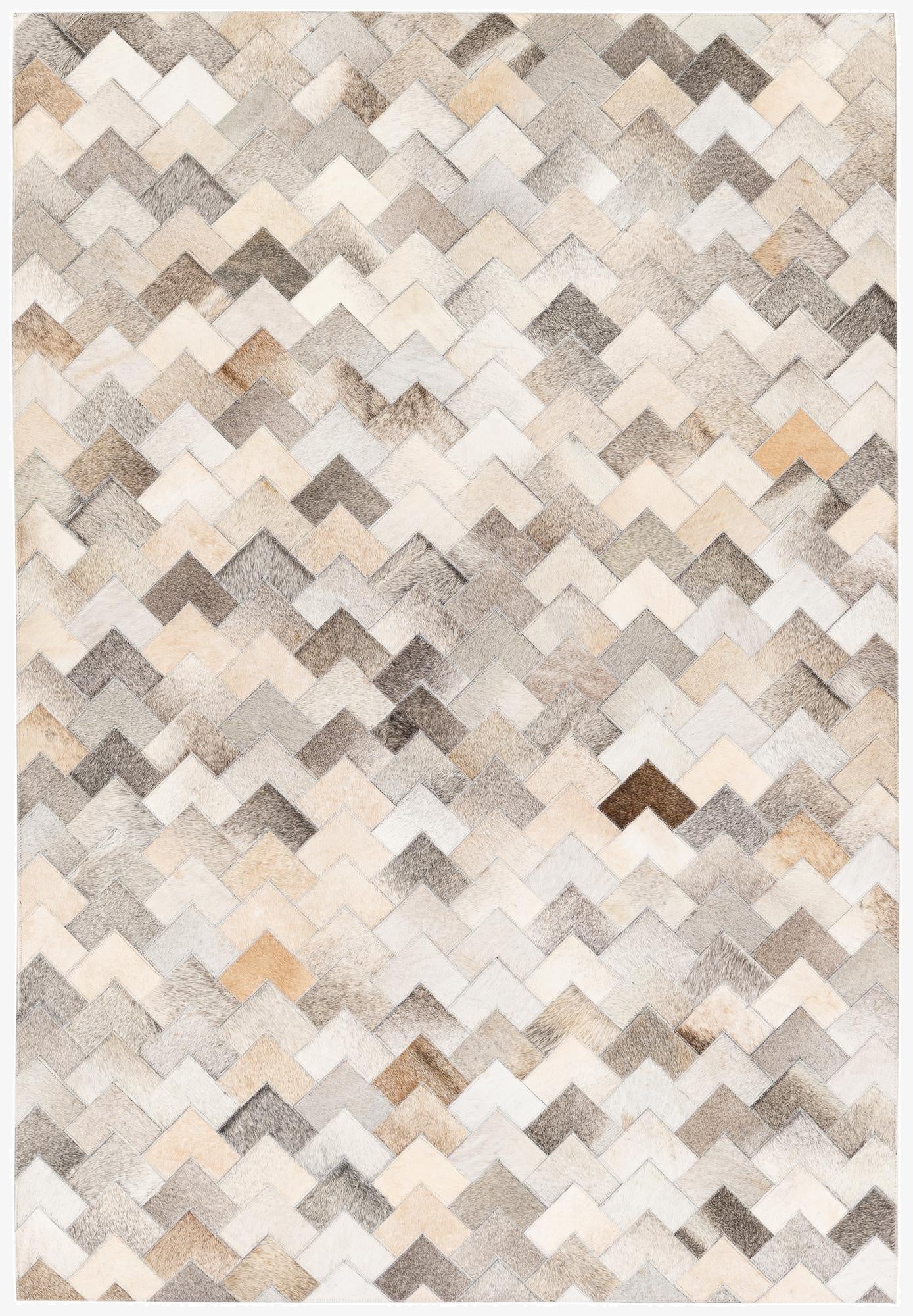  4' 1 x 6' Cowhide Stocks Rug
