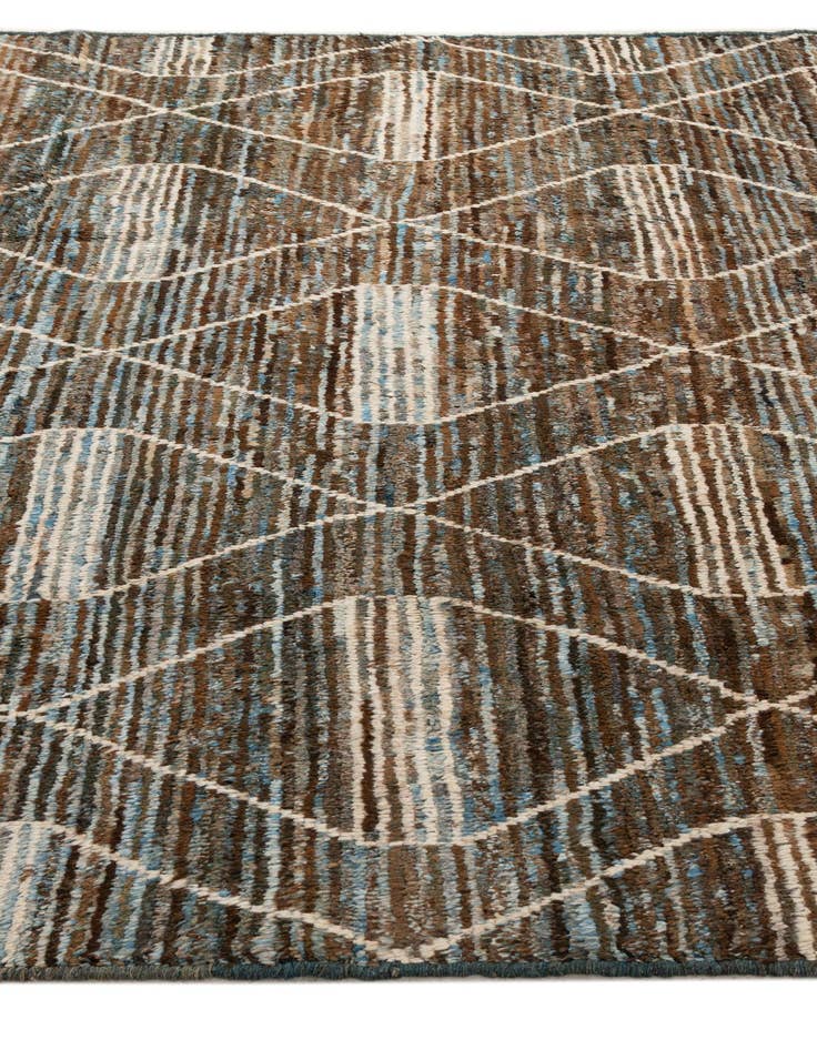 Detail image of  6' 7 x 9' 7  Hand Knotted Darya Wool Rug