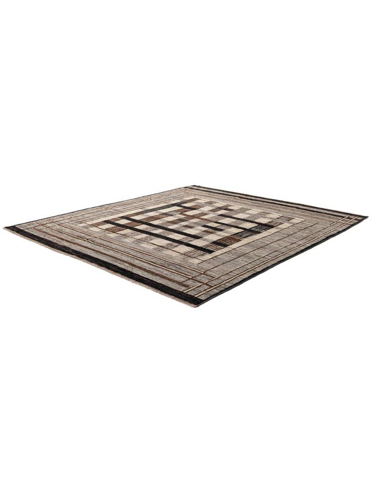 Detail image of  8' 6 x 9' 6  Hand Knotted Darya Wool Rug