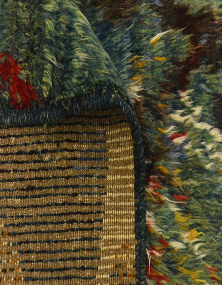 Detail image of  6' 7 x 9' 7  Hand Knotted Darya Wool Rug