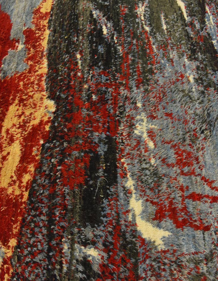 Detail image of  6' 4 x 9' 7  Hand Knotted Darya Wool Rug