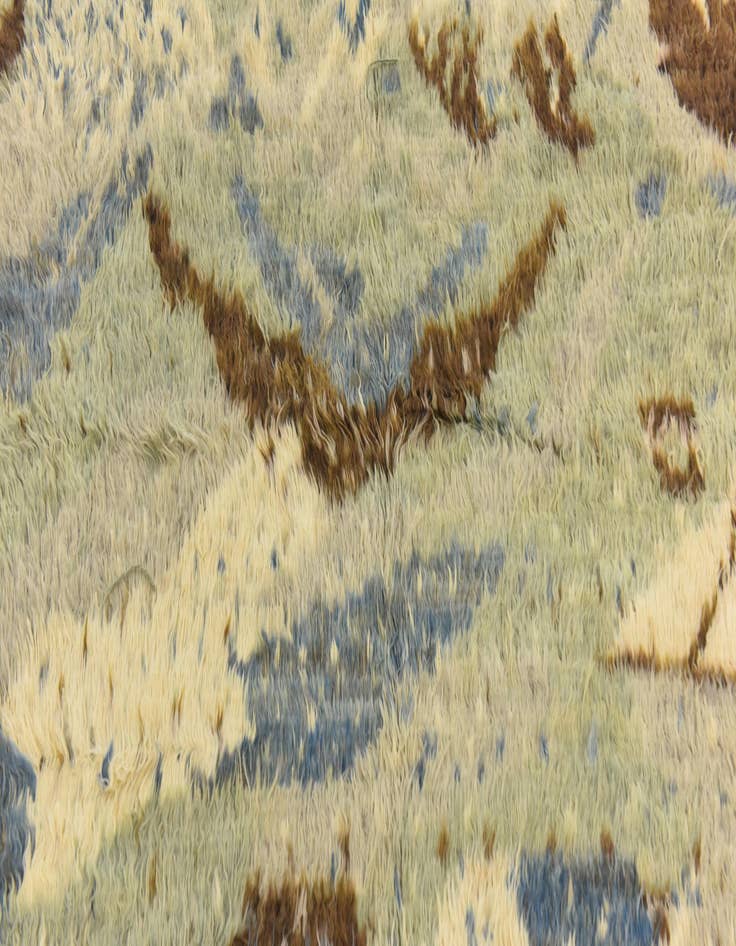 Detail image of  6' 7 x 9' 4  Hand Knotted Darya Wool Rug