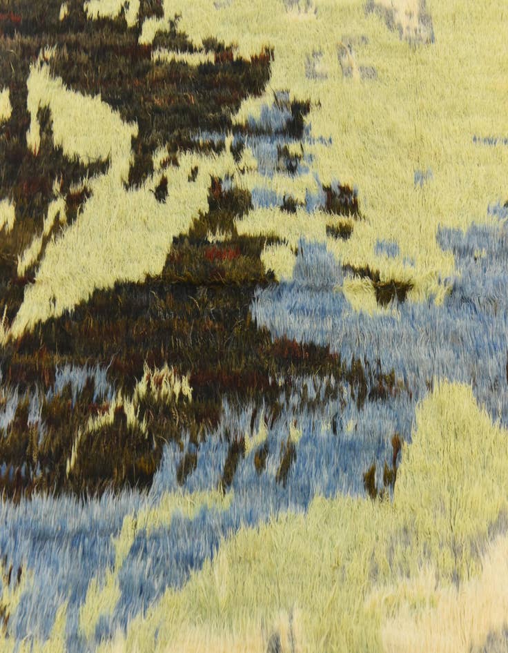 Detail image of  6' 2 x 9' 1  Hand Knotted Darya Wool Rug