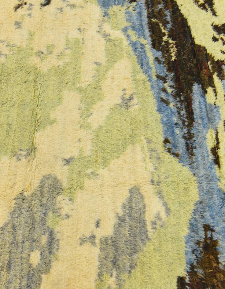 Detail image of  6' 2 x 9' 1  Hand Knotted Darya Wool Rug