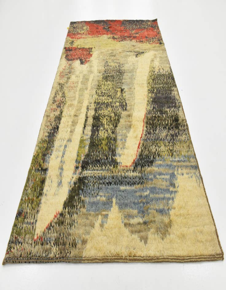 Detail image of  6' 5 x 9' 10  Hand Knotted Darya Wool Rug