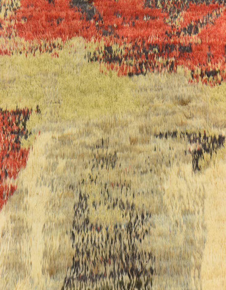Detail image of  6' 5 x 9' 10  Hand Knotted Darya Wool Rug