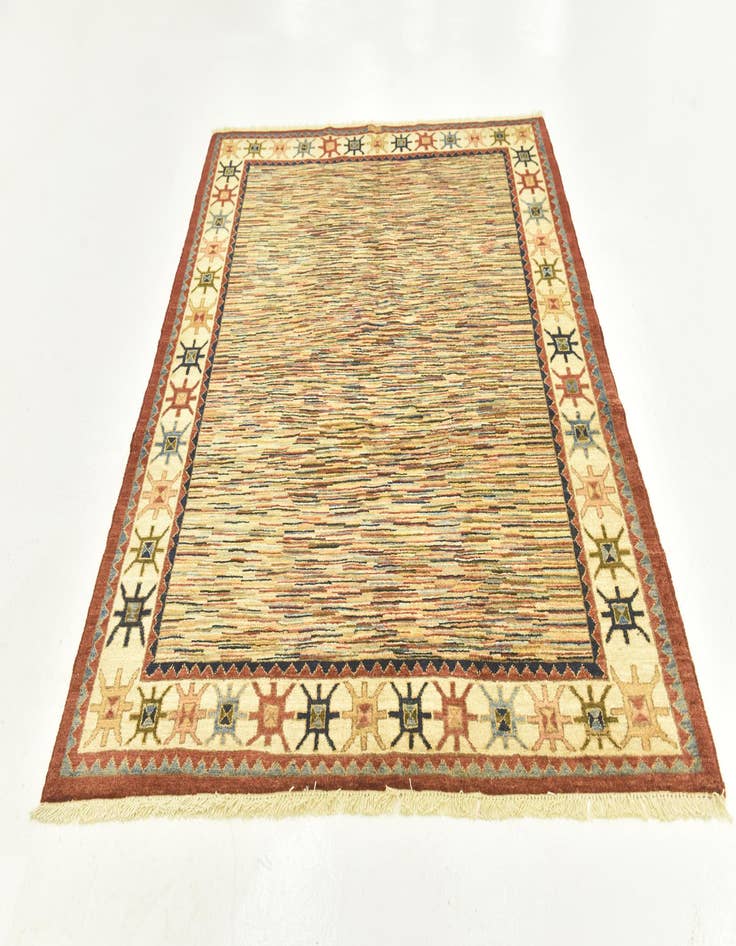 Detail image of  5' 1 x 6' 5  Hand Knotted Darya Oriental Rug