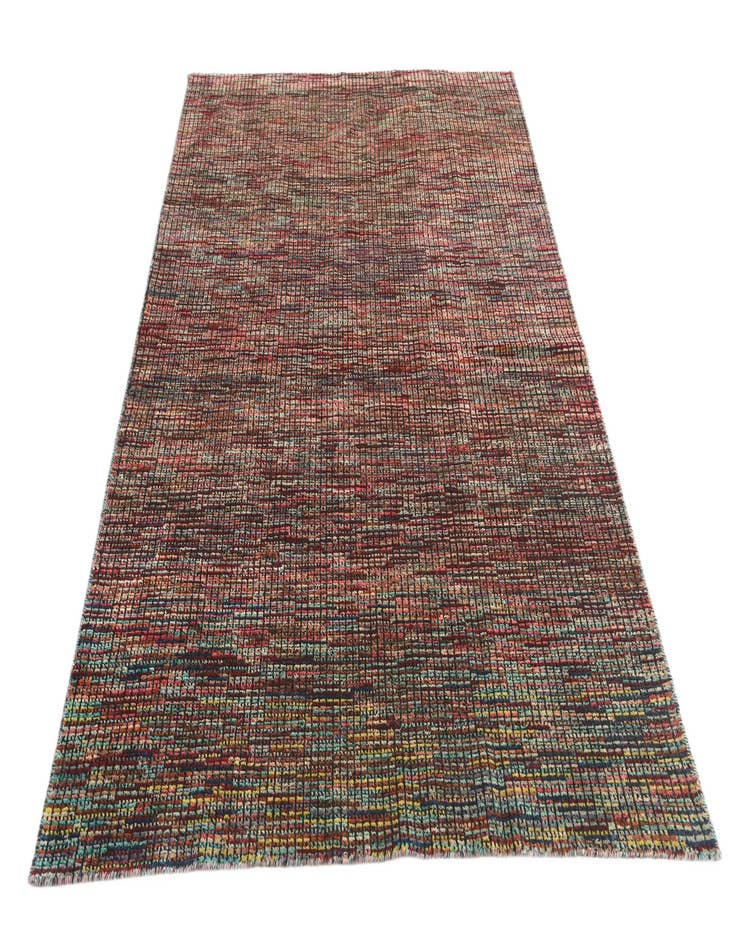 Detail image of  5' 3 x 8' 2  Hand Knotted Darya Wool Rug
