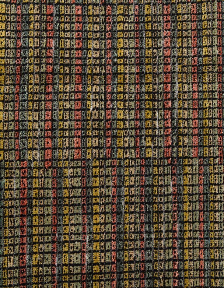 Detail image of  5' 4 x 8'  Hand Knotted Darya Wool Rug